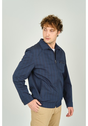 Lucas Erkek Ekoseli Gömlek Yaka Mevsimlik Spor Mont 3718 Parlement Parlement