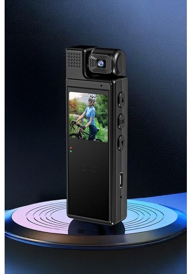 Mufunye Dijital Kaydedici: L9 Wıfı Ultra Hd, Işık Vermeyen Kızılötesi Gece Görüşü, Taşınabilir Ekranlı, Toplantı Ve Spor Aktivitesi İçin Siyah