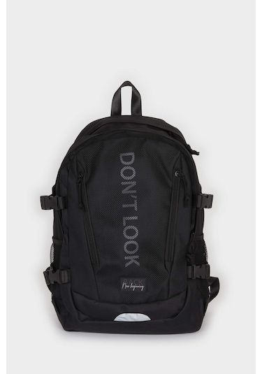 Defacto Unisex Okul Sırt Çantası C5783AXNS Siyah