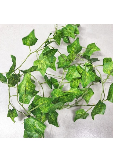 Upway 5 Metre Doğal Sarmaşık Yapraklı Su Geçirmez Dekoratif 50 Led Lamba Sarı