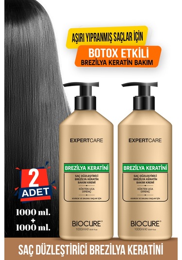 Biocure Saç Düzleştirici Brezilya Keratini 2 x 1 L