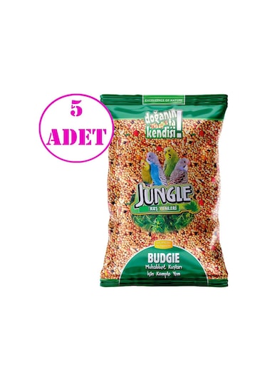 Jungle Muhabbet Kuşu Yemi 5 x 1 KG