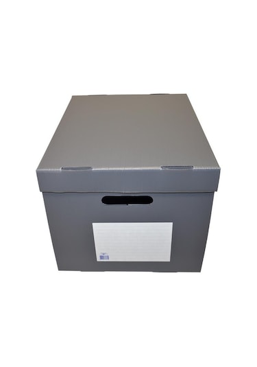 Temel Arşiv Kolisi 5'li Klasör Kapasiteli Gri 5 Adet