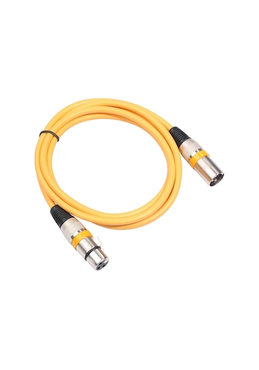 Lemestar 1.5m Uzunlukta 6 Renkli Set, Çift Katlı Koruma, 3 Pin Xlr Mikrofon-mikser Ses Kablosu Profesyonel Sinyal Aktarımı