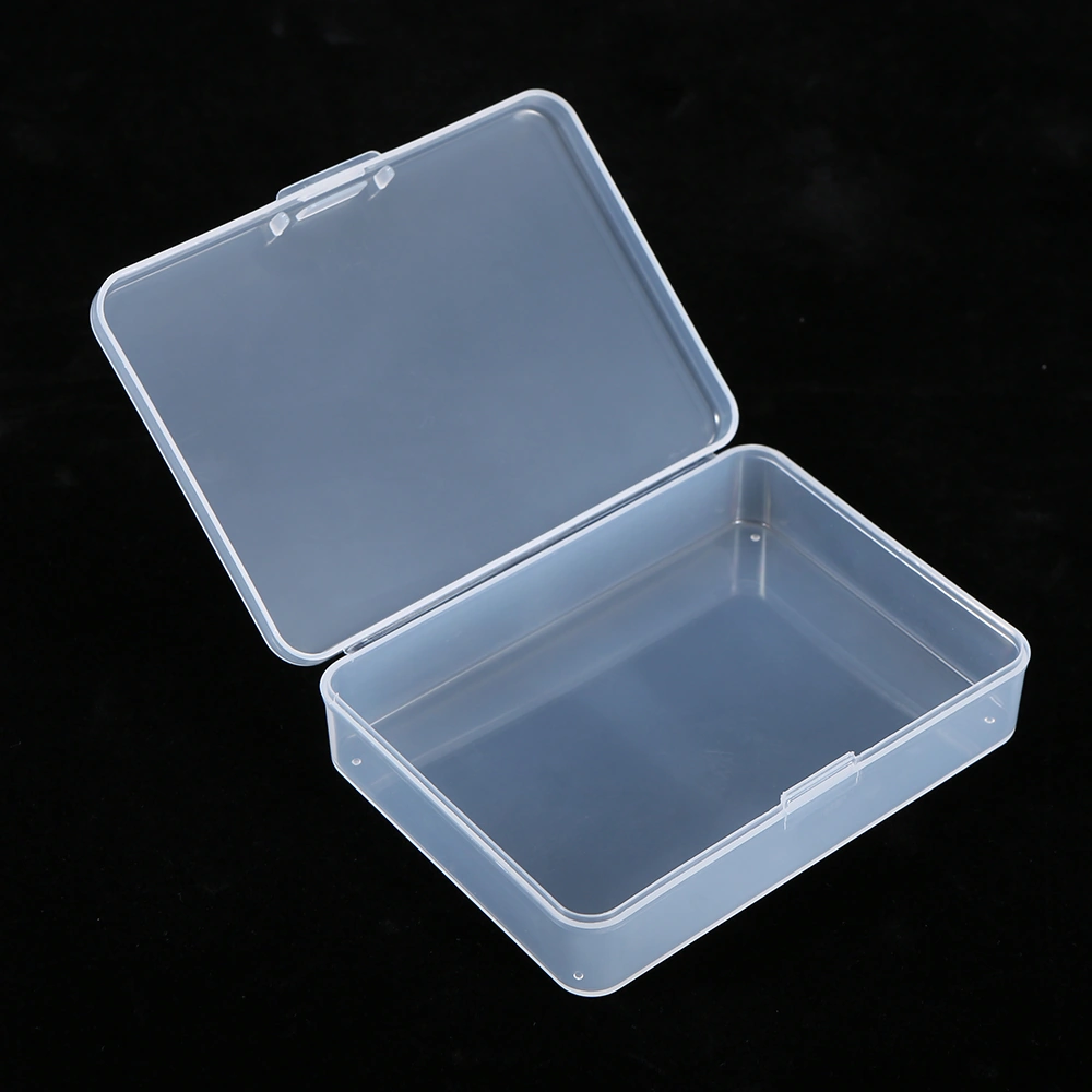 Youtek Pp Malzeme Şeffaf Dikdörtgen Kutu, Kapaklı Hafif Taşınabilir, Dayanıklı Depolama Kutusu, Parça Ve Malzeme Saklama İçin, 115x85x28mm Diğer