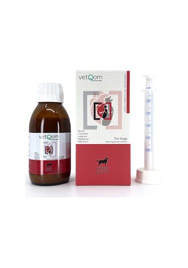 Vetqom Köpek Cardiac Health Kalp Sağlığı Kilo Kontrolü 120 ML
