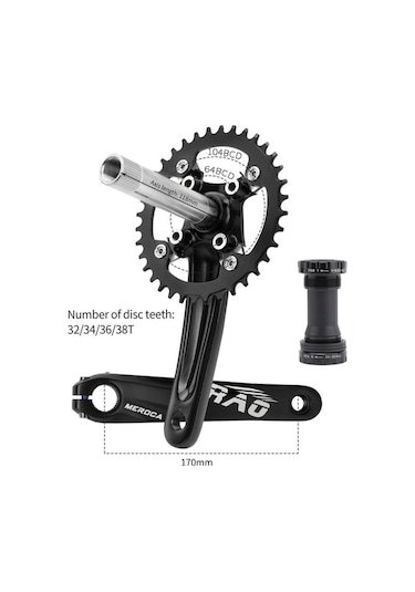 Joyjadehub Meroca Dağ Bisikleti Aynakol 170mm Alüminyum Alaşım Altın