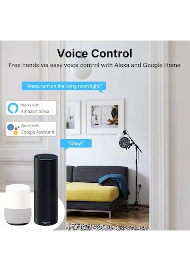 Tuya Destekli Wifi Akıllı İkili Anahtar