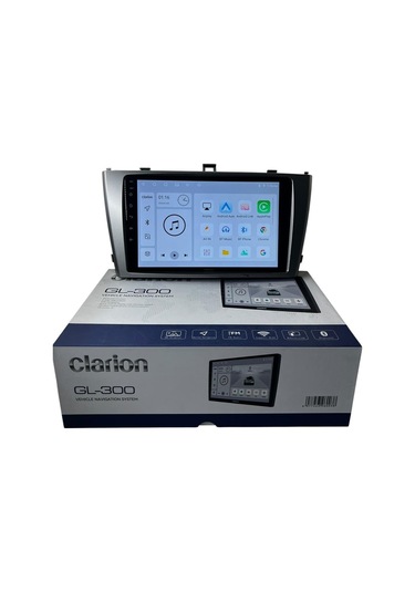 Toyota Avensis 2008-2015 Clarion 4-64 Tam Profesyonel Oem Multimedia 9"