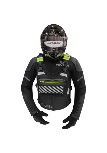 MTS Göğüs-Sırt Yelek Çanta Reflektörlü