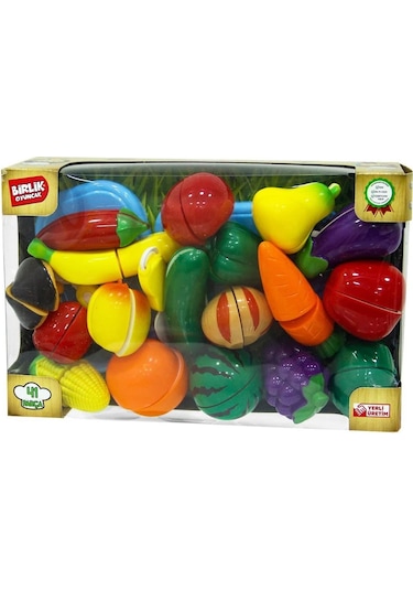 Birlik Oyuncak Kesilebilen Sebze Meyveler 41 Parça
