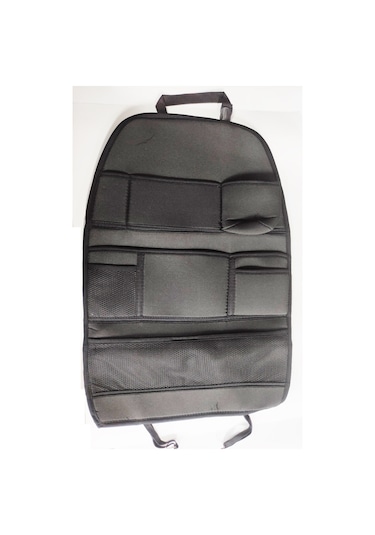 Carup Koltuk Arkası Organizer Çanta Kumaş Siyah