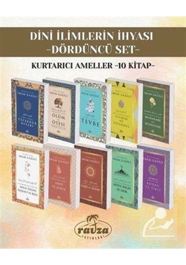 Dini İlimlerin İhyası Dördüncü Set Kurtarıcı Ameller 10 Kitap...