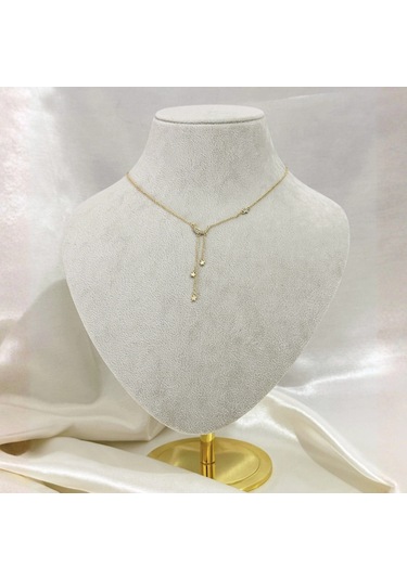 Ay Yıldız Y Kolye Gold Gold