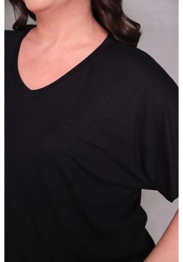 Cepli Basic Bluz Siyah
