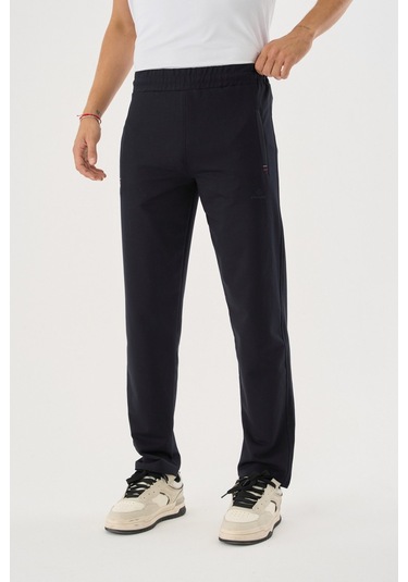 Shooter Sportswear Erkek Antrasit Mevsimlik Eşofman Altı Beli Lastikli Bağcıklı Rahat Kalıp Lacivert