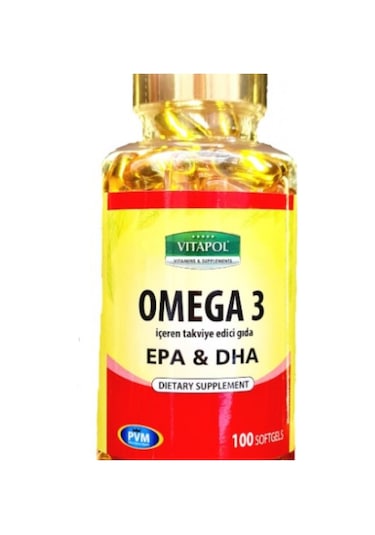 Vitapol Omega-3 Epa&dha Balık Yağı 2000 Mg 100 Kapsül