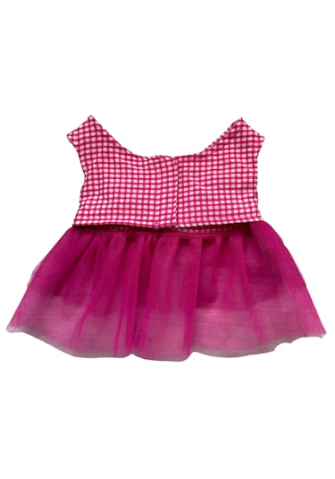 Gobo Kareli Yıldızlı Tüllü Kedi Köpek Kıyafeti Elbisesi