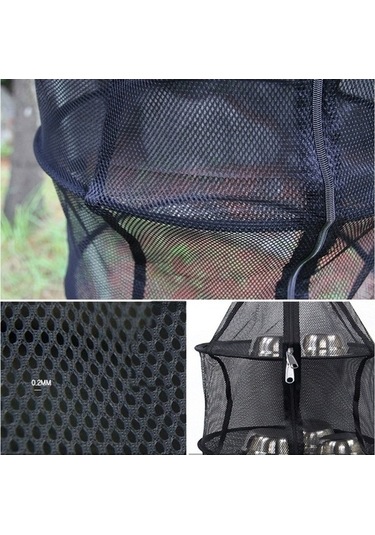 Wondernest Kamp Piknik Katlanır Sebze Meyve Kuru Net Asılı Örgü Bulaşık Kurutma Rafı Çok Renkli Çok Renkli