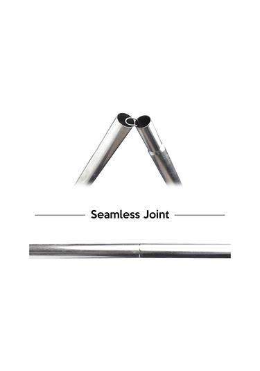 Tenfowee Dış Mekan Çadır Gölgesi Çubuğu - Demir Malzeme, 16mm Çap, 50cm Uzunluk, 700g Ağırlık 2 Adet Gümüş