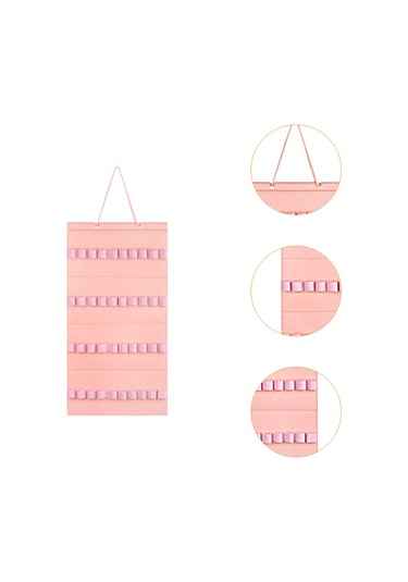 Suntek Kafa Bandı Organizatör Asma Duvar Dolap Kapısı Pembe Pembe