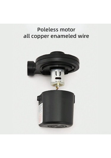 Tenfowee Taşınabilir Li-pil Akülü Hava Pompa, 400l/dk Akış, 3 Adaptörlü, Inflasyon/deflasyon, Havlu, Top, Havuz Oyuncakları İçin, 0.33kg, 20-25 Dakika Kullanim Süresi