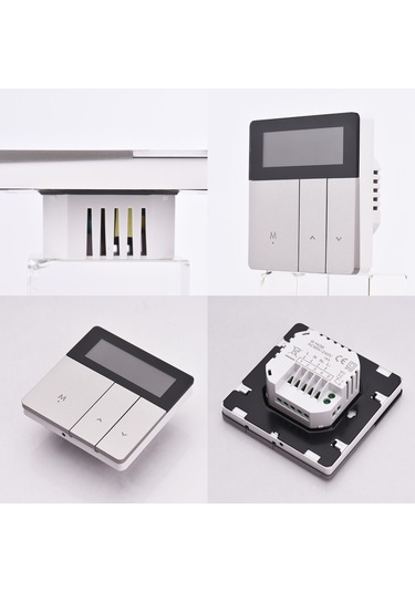 Xindoker Akıllı Su Isıtma Termostati, Wifi İle Uzaktan Kontrol, Doku Ve Ses Komutu, Büyük Lcd Ekran, Donma Engeli, Tatil Modu Ga Tipi