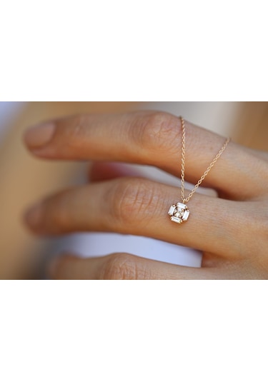 Reis T9971 Corner Necklace Altın 45 CM