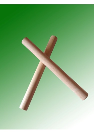 Ahşap 23 Cm Çiftli Orff Ritim Çubuğu