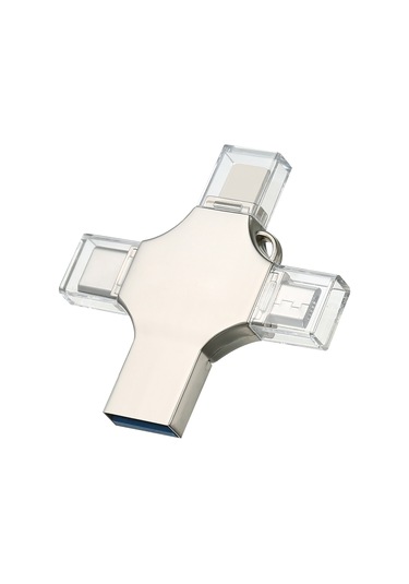 Springsun 32gb Çelik Gövde Usb 3.0 Flash Bellek - Type-c, Micro Usb, İos Uyumlu Ve Bilgisayar Desteği, Hızlı Okuma/yazma 65-86mb/s Okuma