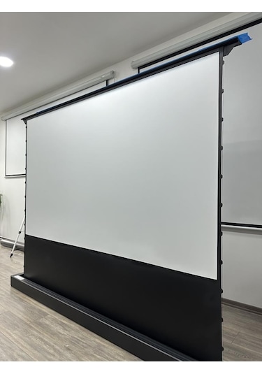 Codegen 212x123 Cm Taşınabilir Portatif Elektrikli Pull Up Floor Screen Projeksiyon Perdesi Pex-200