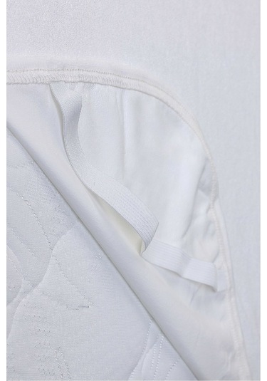 Bebesi 90x190 Cm Alez Pamuklu Köşe Lastikli Sıvı Geçirmez Alez Beyaz