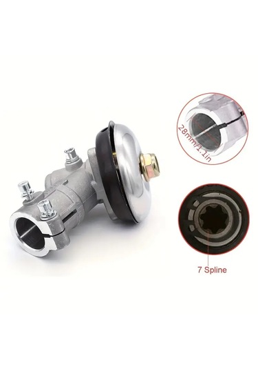 Çin Motorlu Tırpan Redüktör Dişli Gurubu 7 Diş Frezeli 28mm