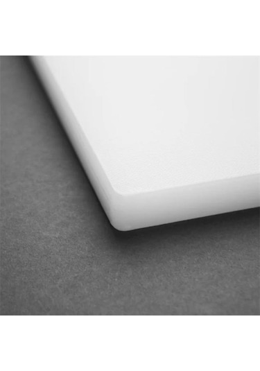 Türkay 50x30x2 Cm Polietilen Kesme Tahtası Kesim Levhası Naturel/beyaz 4733