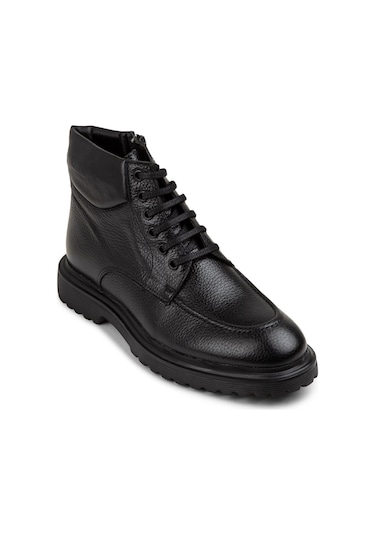 Deery Hakiki Deri Siyah Erkek Bot - 01929msyhe01