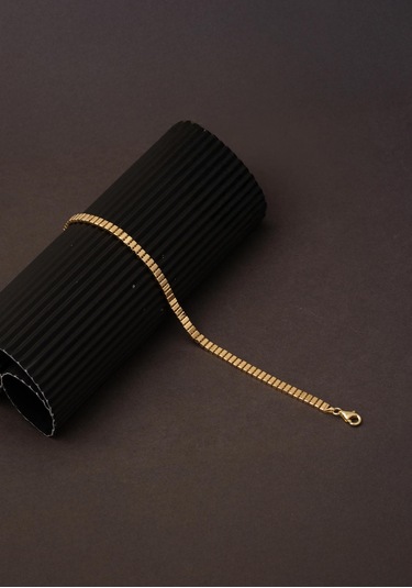 Bilezikci 14 Ayar Altın Unisex Spor Bileklik Sarı Altın