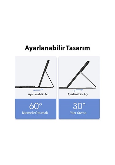 Dux Ducis iPad Uyumlu Pro 12.9 2020/21/22 Bluetooth Klavye Touchpad Kıl