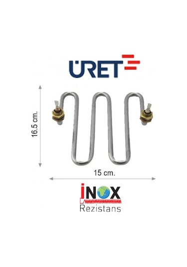 Tuğra-Üret İdeal Çay Kazanı Semaver Rezistansı 220V 2000W 16.5x15 CM