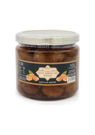 Şerkerci Hacı Abdullah Efendi Kestane Şekeri Kavanoz 500 G