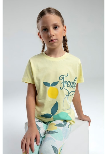 Rolypoly Kız Çocuk Sarı Pijama Takımı 5274-47633 Sarı