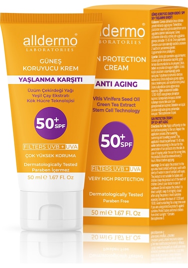 Alldermo  Güneş Koruyucu Krem SPF 50+ 50 ML