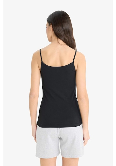 Defacto Regular Fit Pamuklu Atlet-fall İn Love M6858az25aubk81 Siyah
