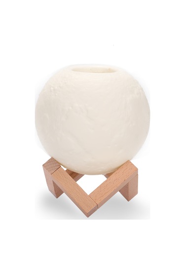 Youtek 3d Ay Desenli Usb Nemlendirici: Akıllı Gece Lambası, Sessiz Atomizasyon, Otomatik Kapatma, Ev Ve Araç Kullanıma Uygun