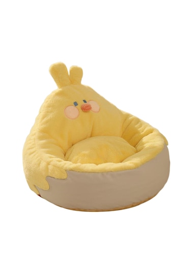 Homyl Tavuk Sarılma Yuva Yuvalama Karikatür Kedi Yavru Sarı