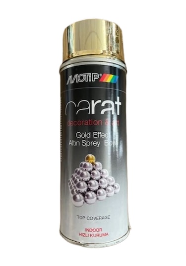 Motip Carat Sprey Boya Altın - Krom Efekt 400 ML