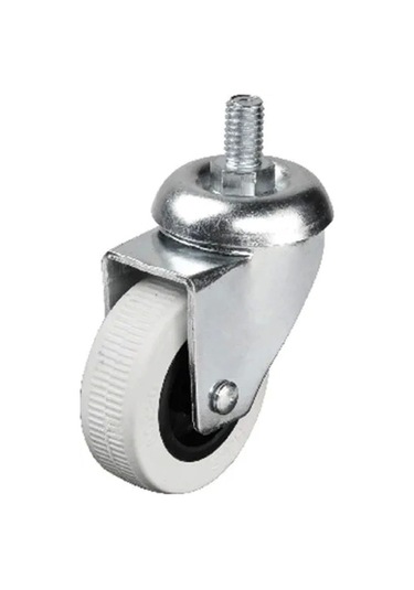 332 - 50x20 Mm Çift Bilyalı Vidalı Teker 4 Adet Çok Renkli