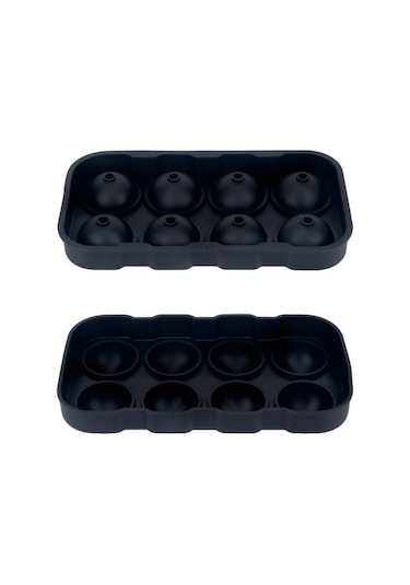 Xiyyadms Siyah Silikon Buzluk Seti: 8 Kare + 8 Yuvarlak Delikli Kapaklı Kalıplar, Esnek, Donuk Kokudan Koruyucu, Mutfak Ve Restoran İçin Çok Renkli