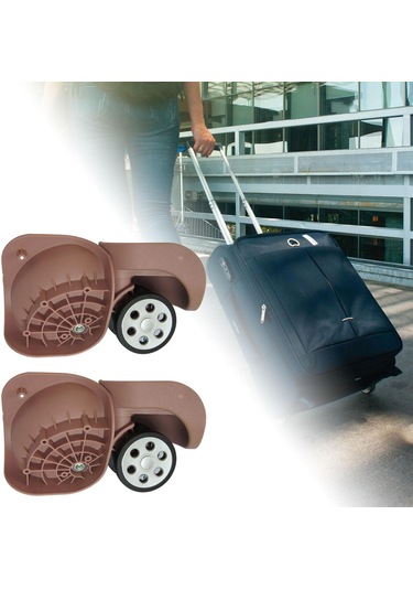 Suntek Bagaj Tekerlekleri Bavul Döner Tekerler Aksesuarları Altın Gül