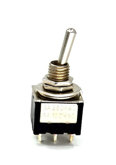 Mini Toggle Switch 1-0 Metal Anahtar 6 Pin 12v - 220v