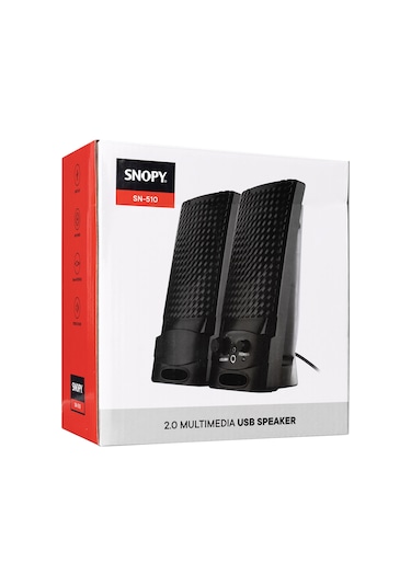 Snopy SN-510 2.0 USB Hoparlör Siyah